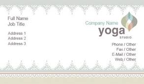 Use your own images, or choose from a selection of free business card designs and personalise them with your own details. Business Card Templates Yoga