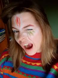 Linda Mccartney Ram Face Painy