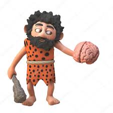 3d Prehistoric Caveman Character Holding A Human Brain And Club 3d Illustration Sponsored Character Prehistoric 3d Illustration Food Photography Tutorial
