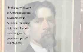 Ernesto Genoni, Artist, Pacifist, Anthroposophist