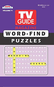 But there's something in the books for puzzlers of all kinds, according to gorski: Tv Guide Word Find Puzzle Book Word Search Volume 71 By Kappa Books Publishers New 2016 Glassfrogbooks