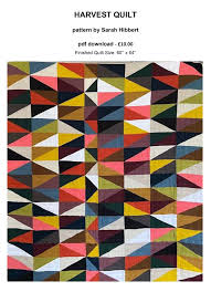 Harvest Pattern PDF — sarahhibbertquilts