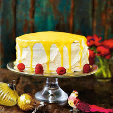 Jamie Oliver S Amalfi Cake In Today S Sunday Times Magzine Four Layers Of The Most Delicious Almond And Lemon Curd Cake Pho Cake Lemon Curd Cake Big Cakes