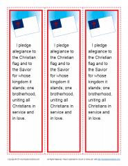 Just select the option below and then comments: Christian Pledge Of Allegiance Bookmark Bible Activities