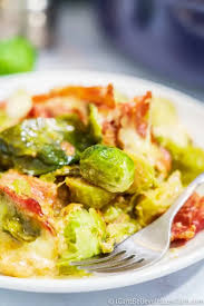 This is one of those recipes that proves simple is sometimes best. Creamy Keto Brussel Sprouts With Bacon Garlic Parmesan