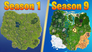 Find and play the best and most fun fortnite maps in fortnite creative mode! Evolution Of The Fortnite Map Season 1 Season 9 Youtube