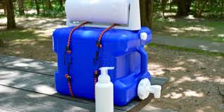 diy camping handwashing station the