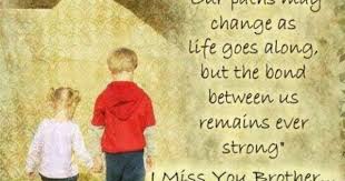 Little Brother Birthday Message For Brother From Sister Miss My Brother My Brother Quotes Big Brother Quotes Brother Quotes