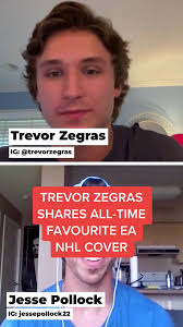 Trevor Zegras Reveals Favorite EA NHL Game Cover