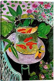 The Goldfish By Matisse Canvas Print Art Painting Matisse Paintings Matisse Art