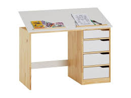 Découvrez notre large collection de bureau enfant inclinable parmi tous nos modèles. Bureau Enfant Ecolier Junior Emma Pupitre Inclinable Avec 4 Tiroirs En Pin Massif Naturel Et Lasure Blanc Vente De Idimex Conforama