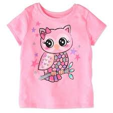 Garanimals Toddler Girls Short Sleeve Graphic T Shirt Size