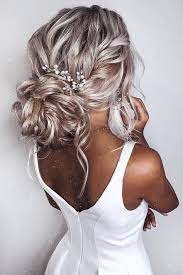 54 Elegant Wedding Hairstyle For The Most Beautiful Bride Page 24 Of 54 Lovein Home Hair Styles Bridesmaid Hair Pins Wedding Hair Pieces