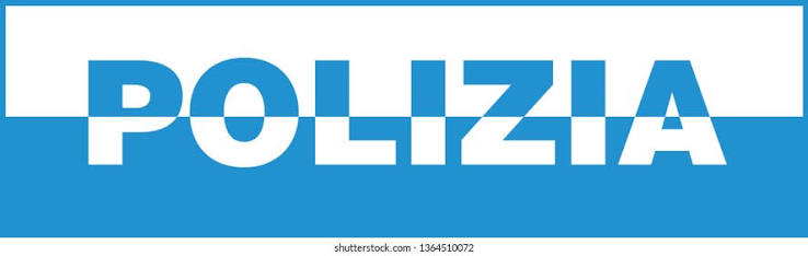 Italian Police Logo Polizia: immagine vettoriale stock (royalty free) 1364510072 | Shutterstock