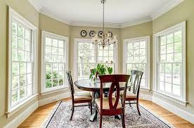 Truth be known, those wood blinds and green valance have been in that window since we first moved in many, many years ago. Bay Window Vs Bow Window Designing Idea