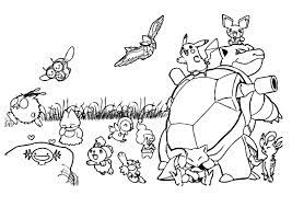 Find eevee, squirtle and chikorita here on red ted art. Pokemon Coloring Pages Free Printable Coloring Pages For Kids