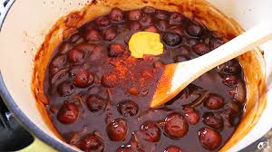 I bought a jar of it when i was visiting family in michigan, and i've been hooked ever. Smoked Cherry Bbq Sauce Carnaldish