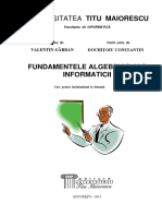 Eroare 30x 12 mod 42 (c) determinaţi toate soluţiile din z 42 ale ecuaţiei congruenţiale de la punctul anterior. Fundamentele Algebrice Ale Informaticii