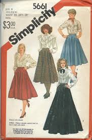 Simplicity 5661 Misses Full Circle Skirt By Dawnsdesignboutique Full Circle Skirts Skirt Patterns Sewing Circle Skirt