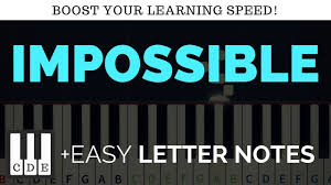 Download and print twinkle, twinkle, little star free easy piano sheet music. Impossible Letter Sheet Music Simple Piano Song Piano Notes For Beginners