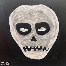 Skull of a Misfit ~ Justin Coleman '24 (20" x 20")-5066