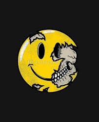 Smiley you can download tausends of wallpaper for free with this tag. Smiley Face Skull Ipad Retina 3 2 Snap Case By R Evolution Gfx Skull Art Skull Wallpaper Graffiti Art