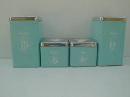 vintage canister sets, vintage kitchen