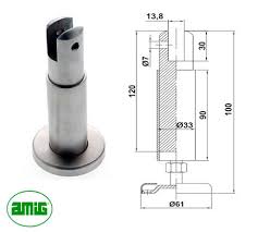 Rebatible bolt hojas rebatibles con bisagra. Soporte De Piso Para Mampara Herrajes Bralle
