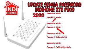 Mengganti password modem zte f609. Semua Password Indihome Zte F609 Terbaru 2020 Youtube