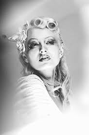 klassiek zwart wit portret van stacey