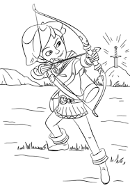 Ausmalbild Robin Hood Schlitzohr Von Sherwood Ausmalbilder Kostenlos Zum Ausdrucken