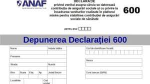Asociatul firmei a depus declaratia 600 in luna ianuarie 2018. 13 Intrebari Si Raspunsuri Despre Declaratia 600 Un Chin Pentru Sute De Mii De Romani Mobile