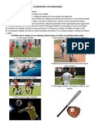 Learn, practice, improve your english language skills. 10 Deportes Con Oraciones Equipos Asociacion De Futbol