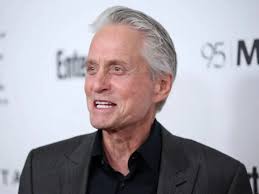 Michael Douglas Walks the Red Carpet With Kids Carys & Dylan & We're Here  for Their Coordinating Monochromatic Looks