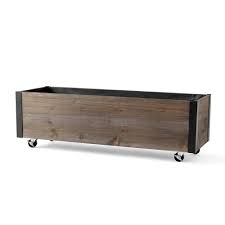 The enclosed space and elevated design makes your garden harder to woodlogger's affordable raised garden bed idea is an excellent project for homeowners and gardeners with a lot of unused patches of land in their yard. Better Homes Gardens Cedar Raised Garden Bed With Wheels Driftwood Grey Walmart Com Walmart Com