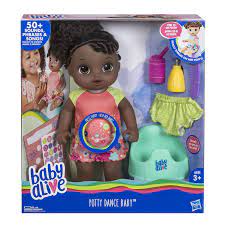 Baby Alive Potty Dance Baby With Black Curly Hair Walmart Canada