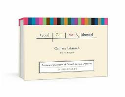Call Me Ishmael Sentence Diagrams Of Great Literary Openers By Pop Chart Lab 9781524763589 Ebay