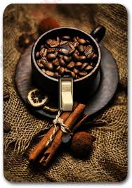 coffee bean design metal switch plate cover single home decor light fixture 315 cinnamon coffee coffee addict food