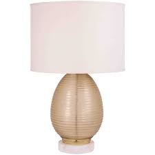 Jamie Young Ribbed Egg Taupe Large Table Lamp Base Featuring Polyvore Home Lighting Table Lamps Jamie Young Eg Table Lamp Base Table Lamp Glass Table Lamp