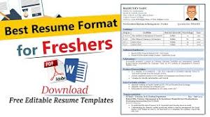 The ultimate 2020 resume format for freshers guide expert samples from over 100,000 users. Resume Format For Freshers Best Resume Format For Freshers Resume Format For Freshers Engineers Youtube