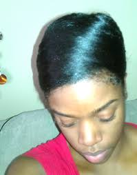 The purpose of this treatment is to give relaxed hair the 'flat ironed and silky' look without the heat trauma involved. Silk Wrapping Natural Hair Curlplease