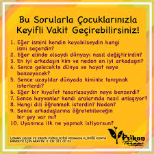 Iste Bu Haftaki Sorularimiz Bu Sorularla Cocuklarinizla Keyifli Vakit Gecirebilirsiniz Uzman Cocuk Ve Ergen Psikoloji Cocuk Cocuklari Buyutme Sinif Idaresi