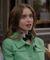 Emily In Paris Emily Cooper Green Coat