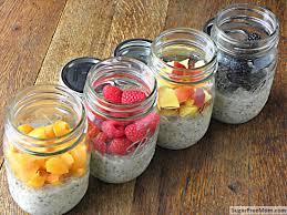 A low carb, paleo and keto friendly lunch option. No Bake Dairy Free Sugar Free Overnight Oats