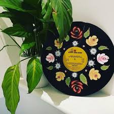 Decorate your wall by attaching the records to string and hanging them, or by using an. 89 Best Vinyl Record Painting Ideas In 2021 Record Painting Record Painting Ideas Vinyl Record Art