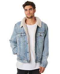 Denim Mens Sherpa Jacket