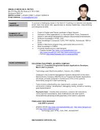 Example of a cv references section: Resume Format With References Resume Templates