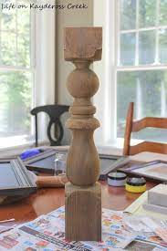 This mango wood candle holder set is a great decorative piece for the living room, the study room, and the dining area. How To Make Candlestick Holders From Old Spindles Life On Kaydeross Creek