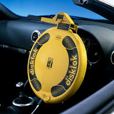 The club 1234 basic club steering wheel lock. Disklok Small Yellow Car Steering Wheel Lock