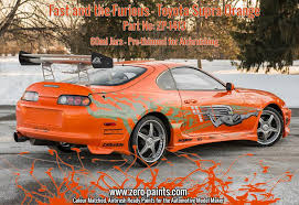 Download or print this coloring page in one click: Fast And The Furious Toyota Supra Orange Pearl Paint 60ml Zp 1413 Zero Paints
